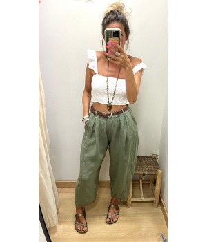 pantalon lino samia