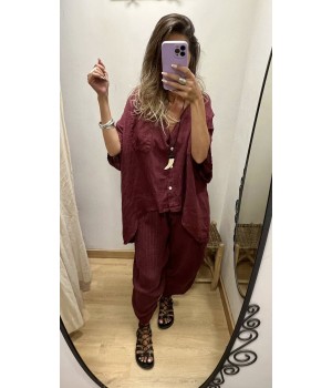 conjunto lino 2 piezas