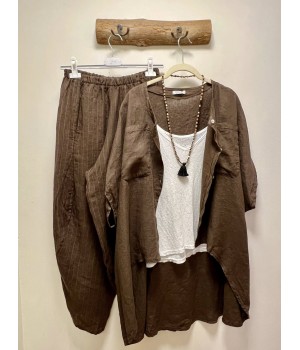 conjunto lino 2 piezas