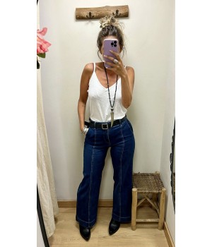 denim top