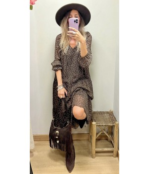 vestido topitos