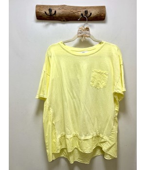 camiseta pocket lavado