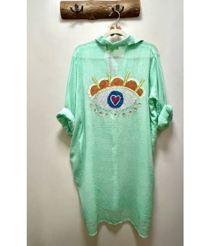 CAMISERO MENTA HEART EYE