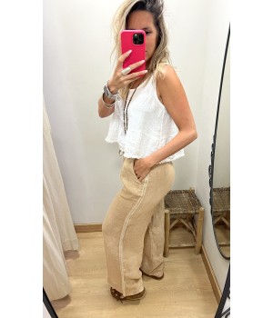 pantalon lino detalle...
