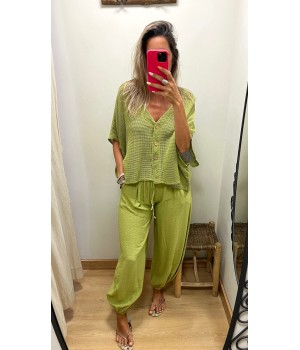 top rejilla pistacho