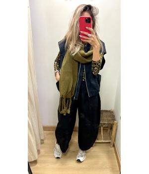 chaleco oversize black