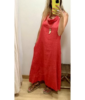 vestido victoria linen