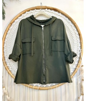 sudadera capucha cremallera