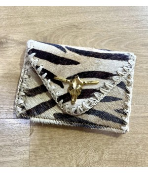 cartera piel boho